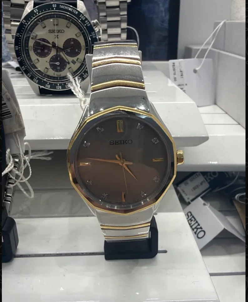 Seiko Neo Classic Octogonal Marrom