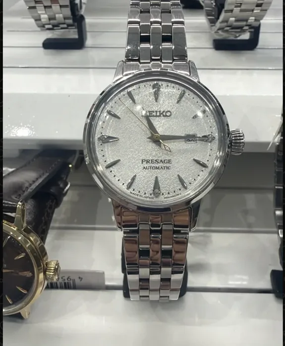 Seiko Presage Textura Branca