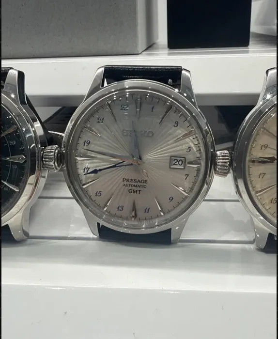 Seiko Presage Cocktail Time GMT Prata