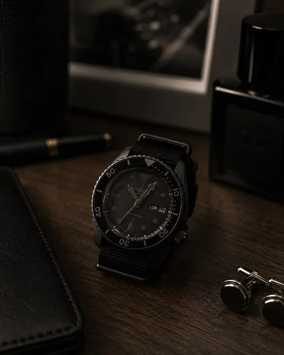 Relógio Seiko 5 Sports SRPD79K1 automático preto